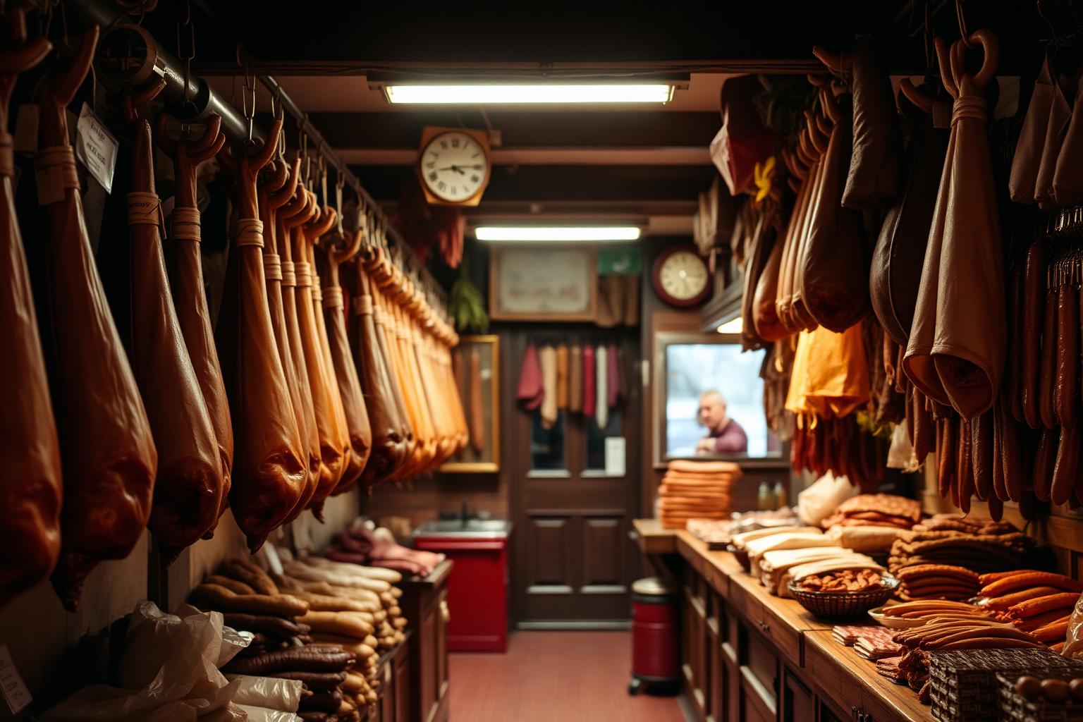 Interior de la carnicería Boronat